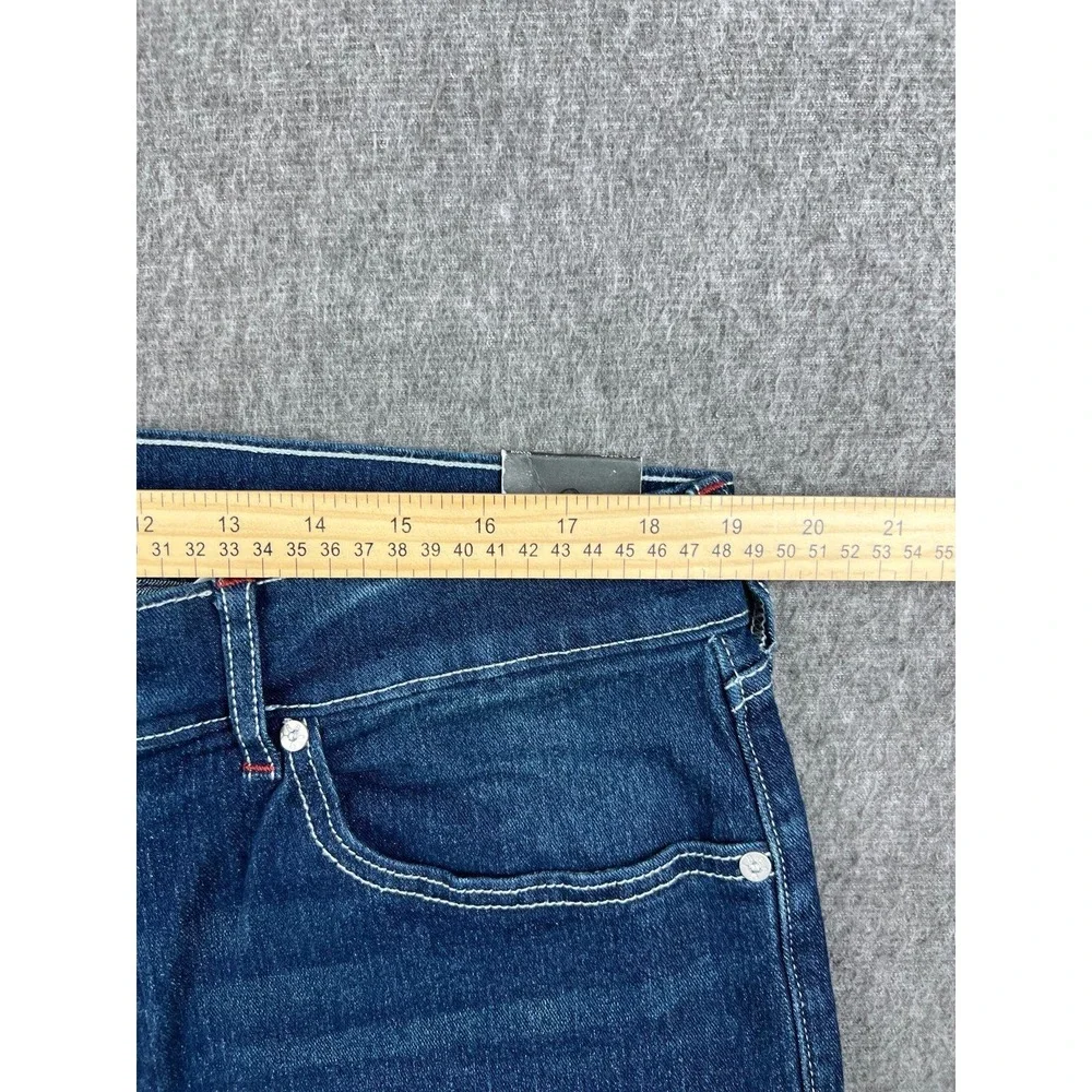 NEW True Religion Mens Blue Rocco Relaxed‎ Skinny Jeans Size 36